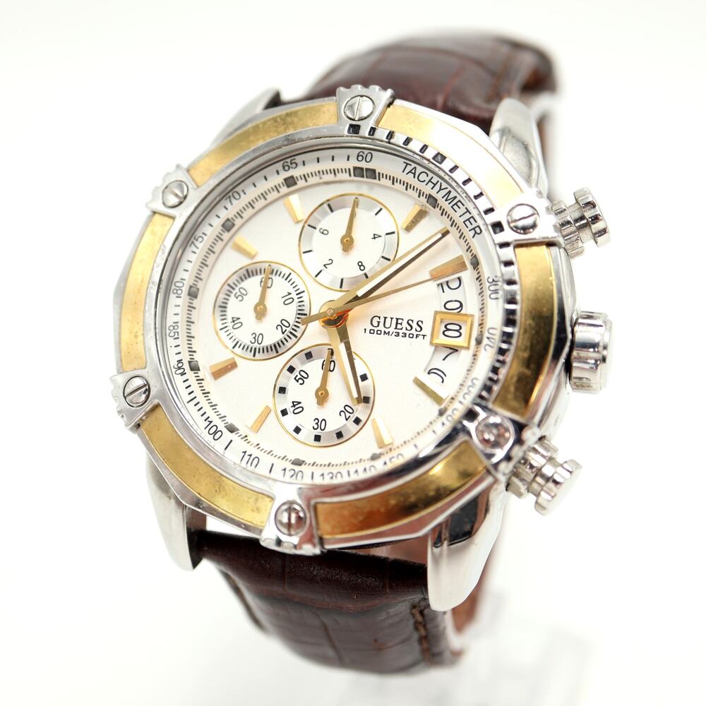 Guess Two Tone Split Second Chronograph 46mm Watc… - image 1